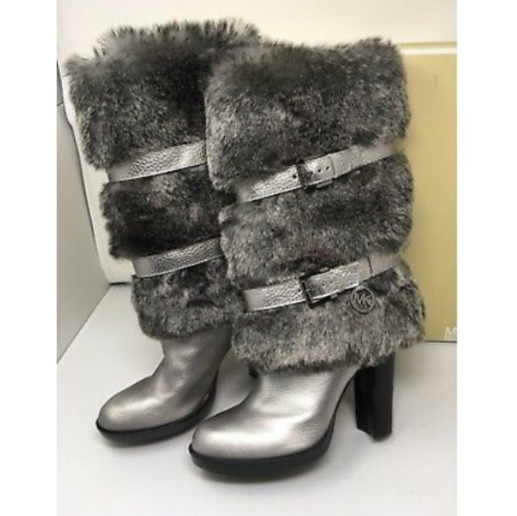 michael kors slippers fur